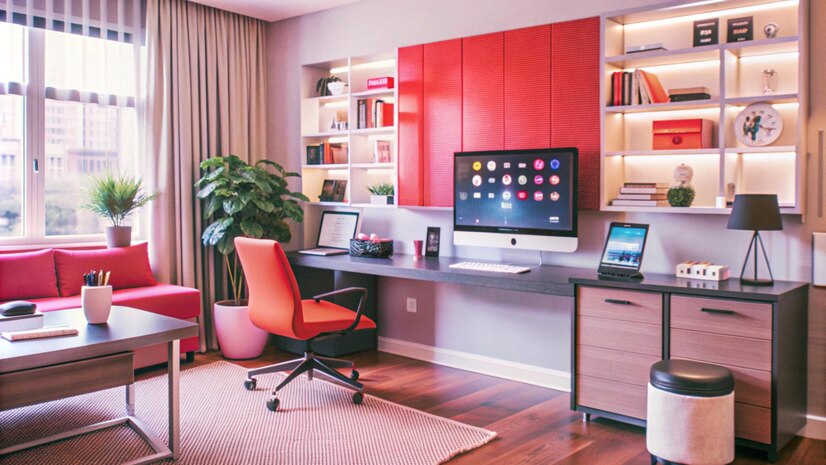 Transform Your Home Office with Trendy Colour Schemes